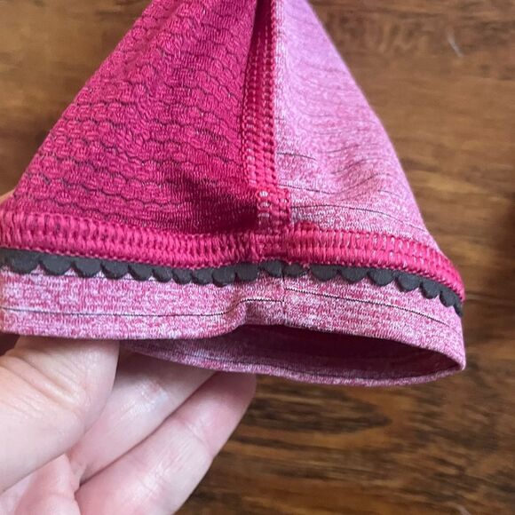 Lululemon Run For Gold 1/2 Zip Heathered Bumble Berry / Bumble Berry, size 10 - Picture 4 of 10